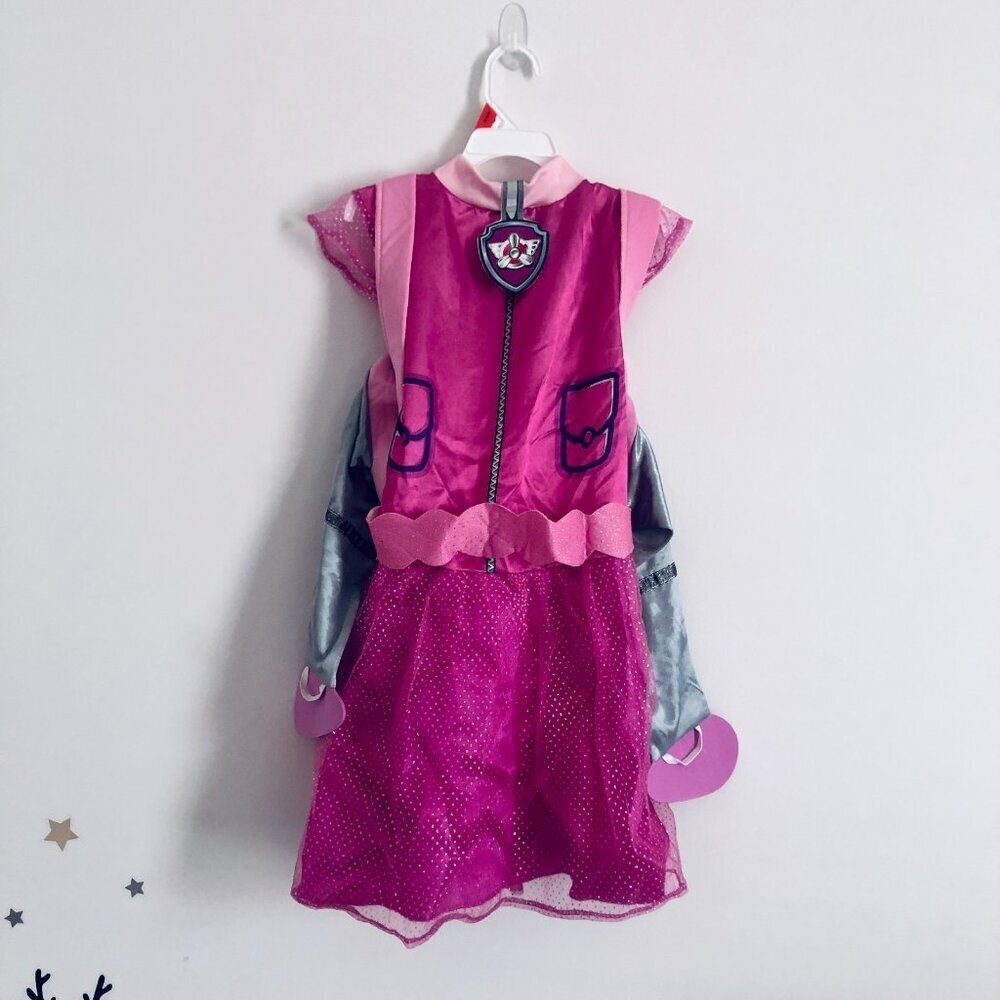 Official Rubie's Skye PAW Patrol Costume Dress & Backpack Girls Small 4-6 Pink - Picture 3 of 9